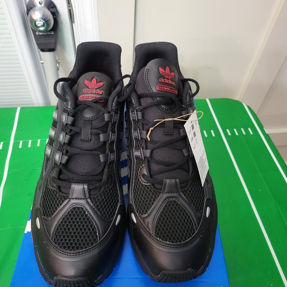 Brand New Adidas Black and Red Sneakers Never Worn. - Picture 4 of 7